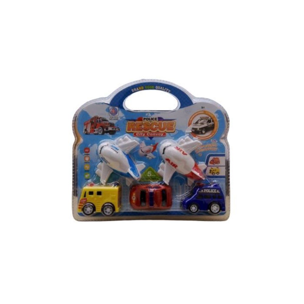 Police Rescue Car Toy Set For Kids (Premium Quality)  