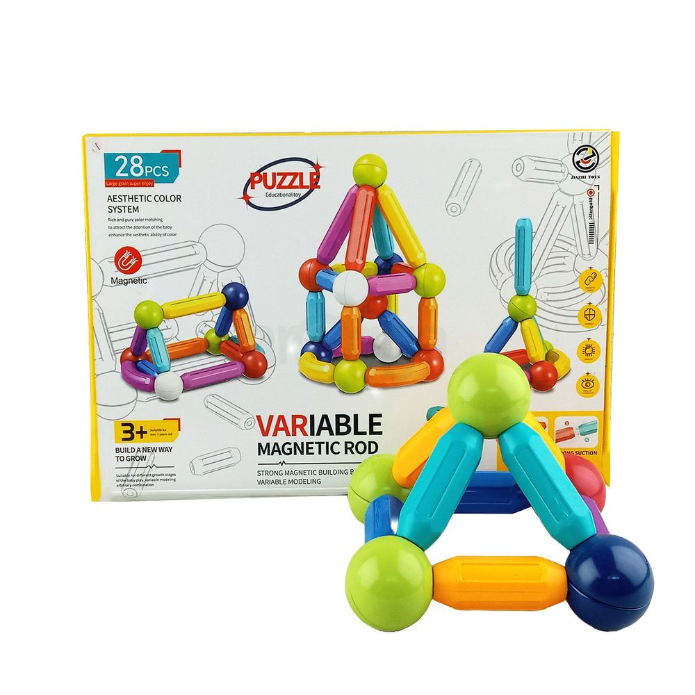 Kids Variable Magnetic Rod Puzzle (Premium Quality)  