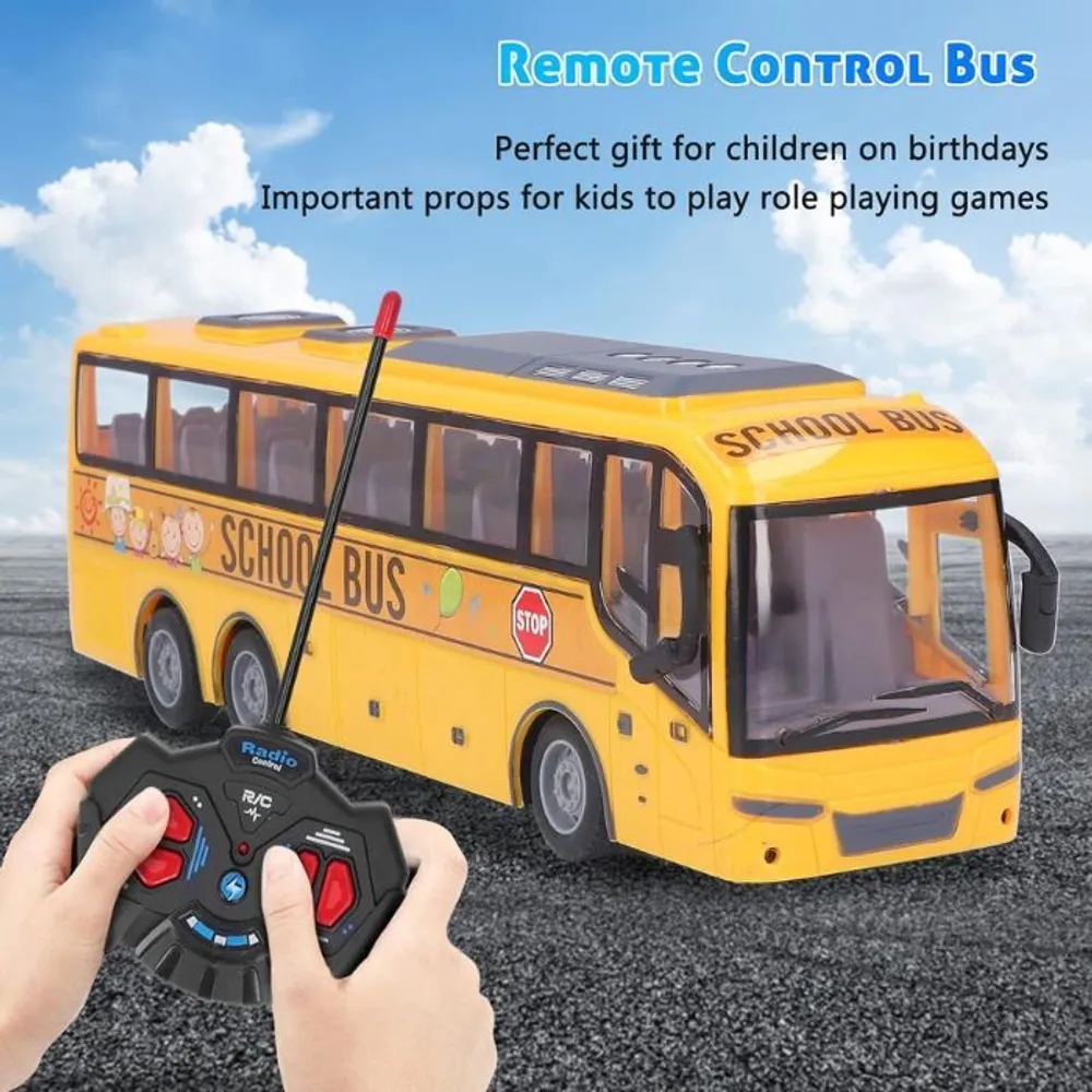 Remote Control Kids School Bus  (Premium Quality)  