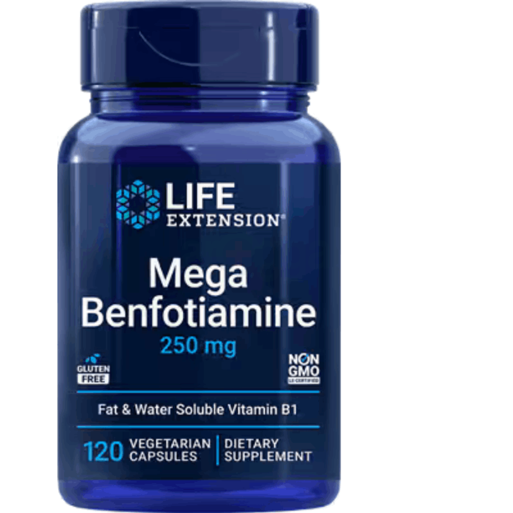 Life Extension Mega Benfotiamine Caps 250mg 120 Capsules
  