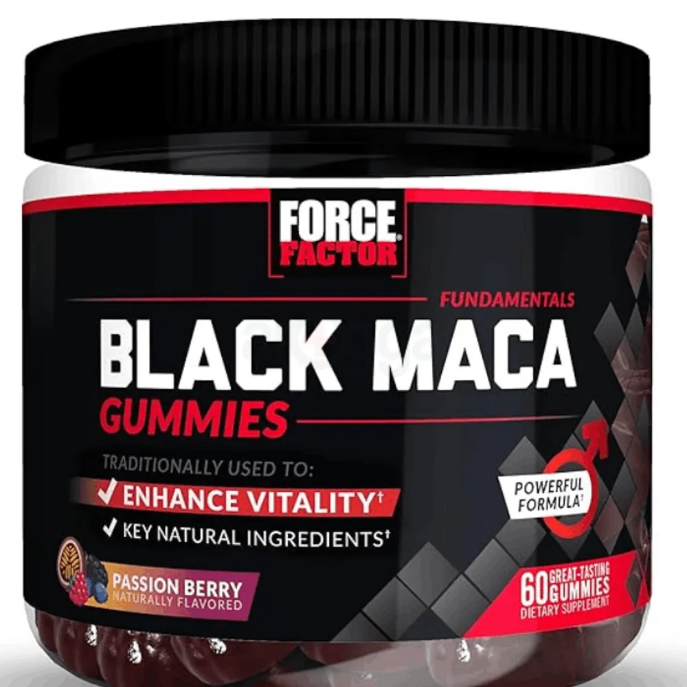 Force Factor Black Maca Root 60 Gummies  