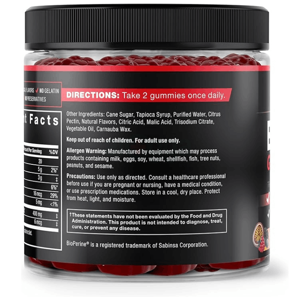 Force Factor Black Maca Root 60 Gummies  