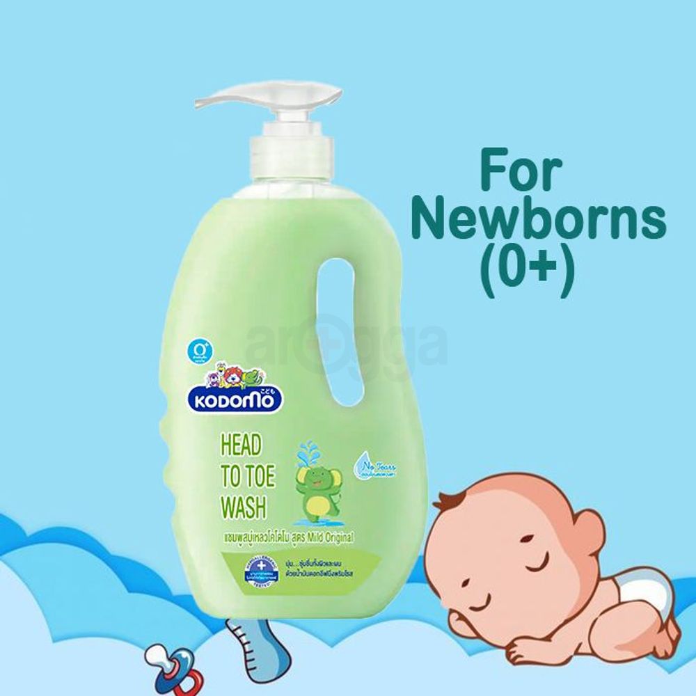 Kodomo Mild Original Head To Toe Wash for Newborns (0+) 800ml  