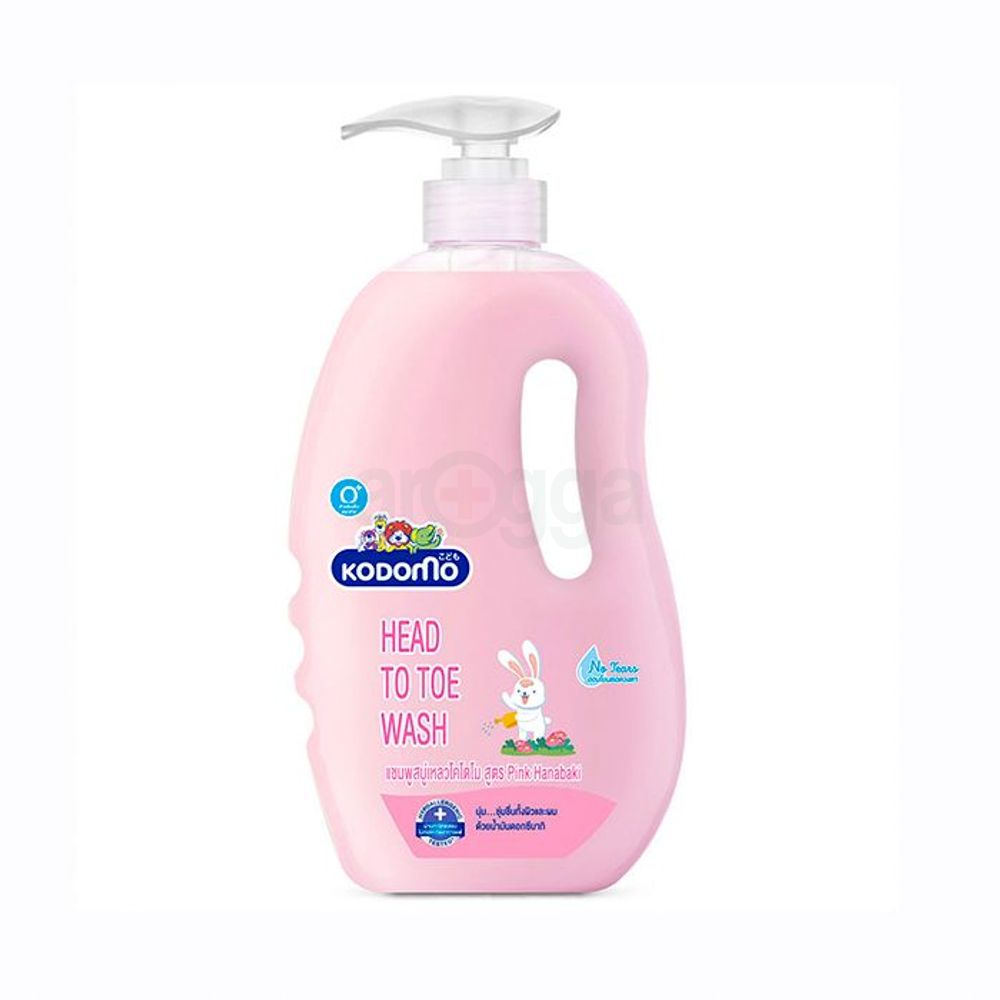 Kodomo Pink Hanabaki Head To Toe Wash for Newborns (0+)  