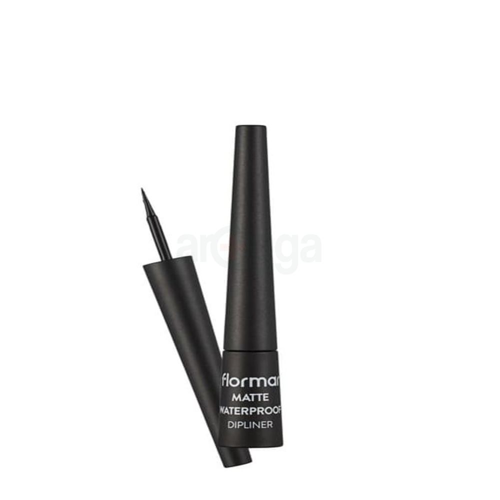 Flormar Matte Waterproof Dipliner Black  
