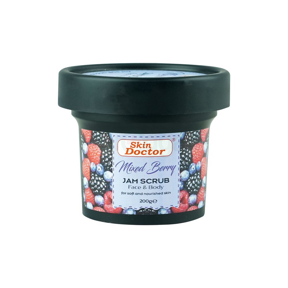 Skin Doctor Mixed Berry Jam Scrub Face and Body  