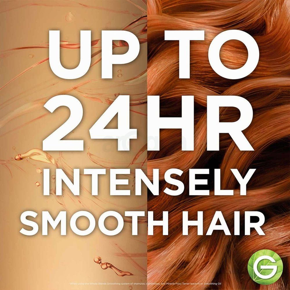 Garnier Ultimate Blends Smoothing Shampoo with Coconut Oil & Cocoa Butter for Dry, Frizzy Hair  