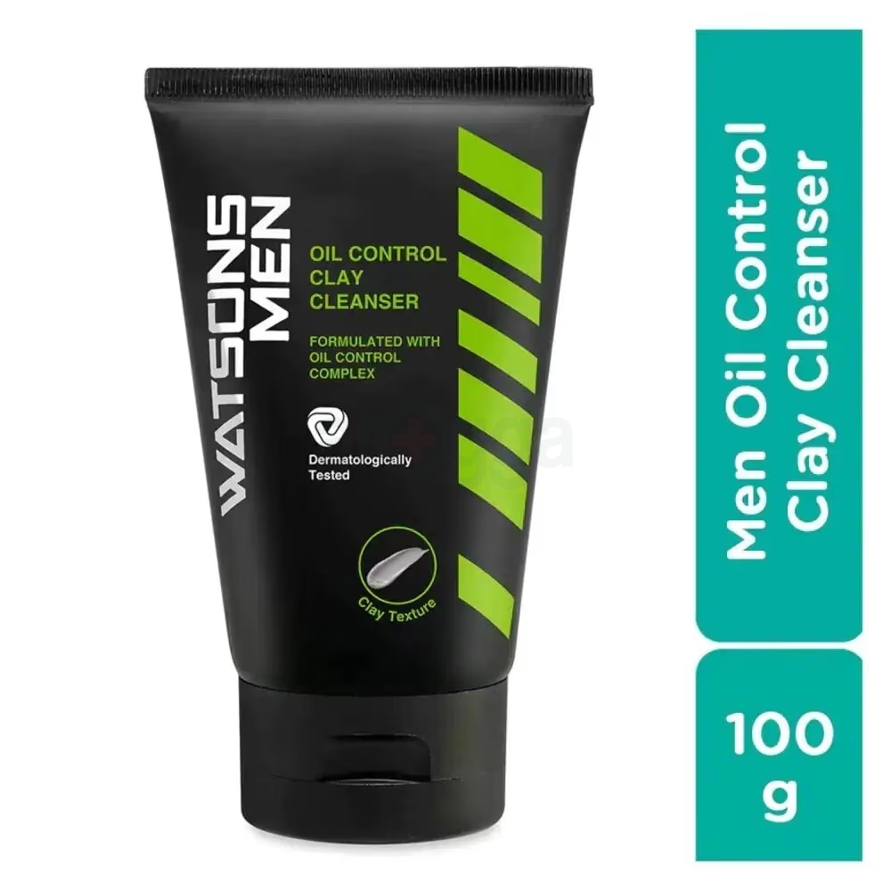 Watsons Men Oil Control Clay Cleanser  