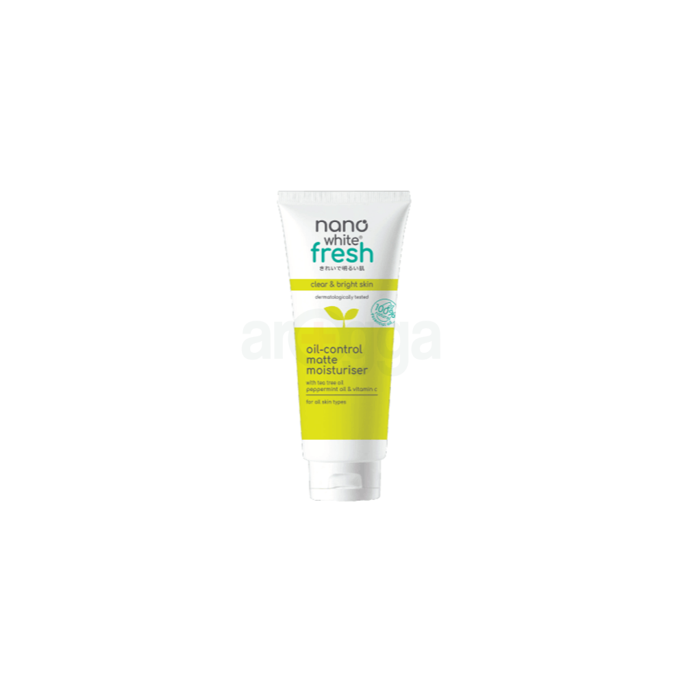 Nanowhite Fresh Clear & Bright Skin Oil Control Matte Moisturiser for All Skin Types  