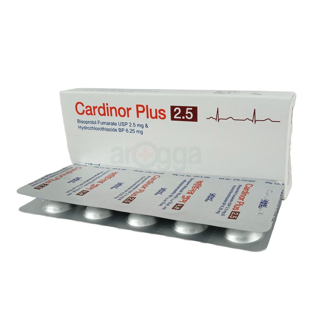 Cardinor Plus 2.5/6.25 2.5mg+6.25mg tablet