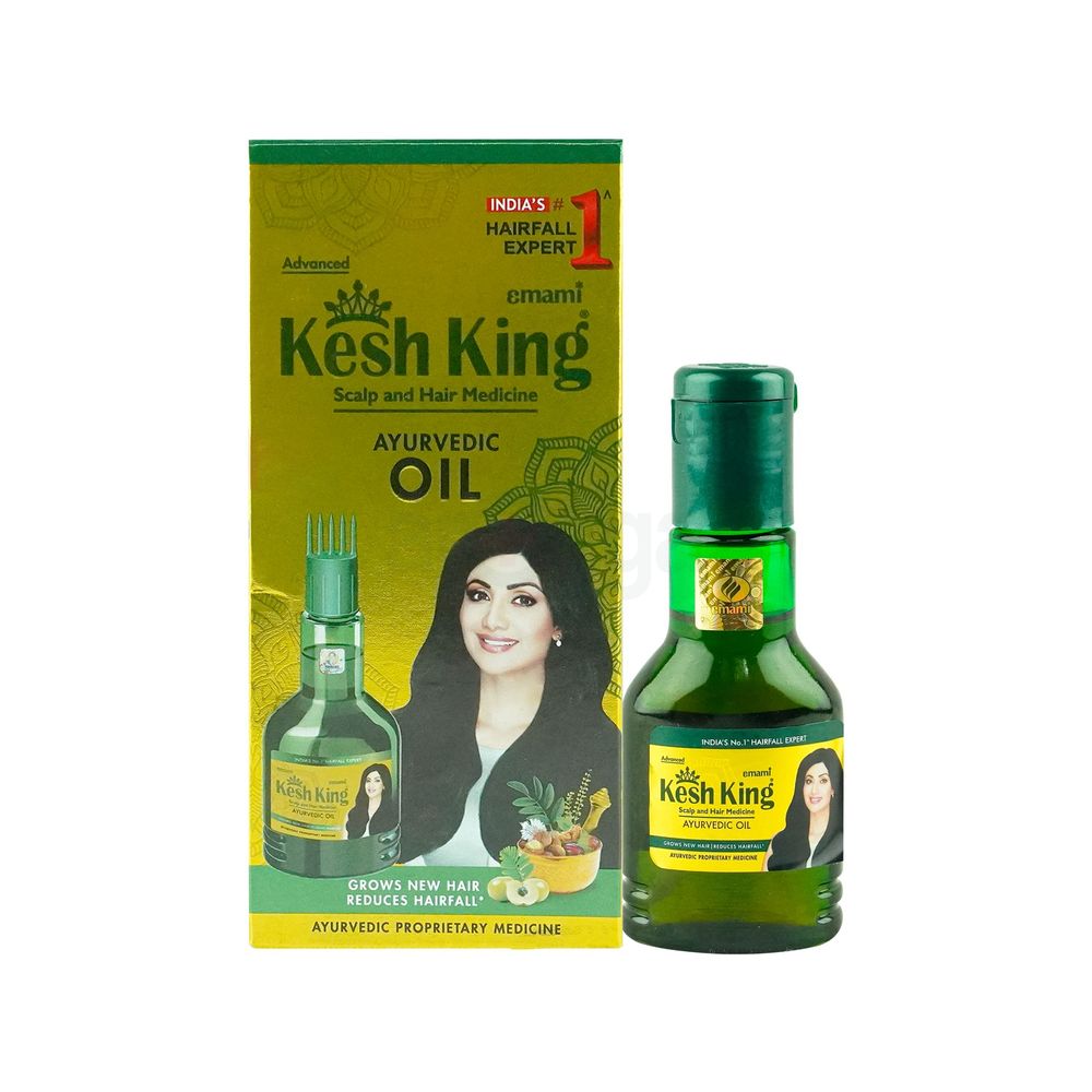 Emami Advanced Kesh King Scalp and Hair Medicine Ayurvedic Oil for New Hair Growth & Reducing Hairfall 50ml  