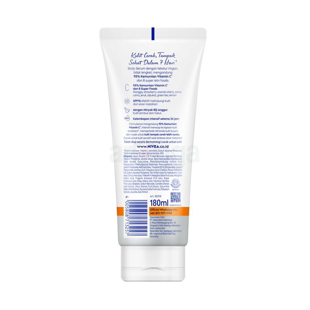 Nivea Extra Bright Care & Protect 8 Super Food Body Serum  