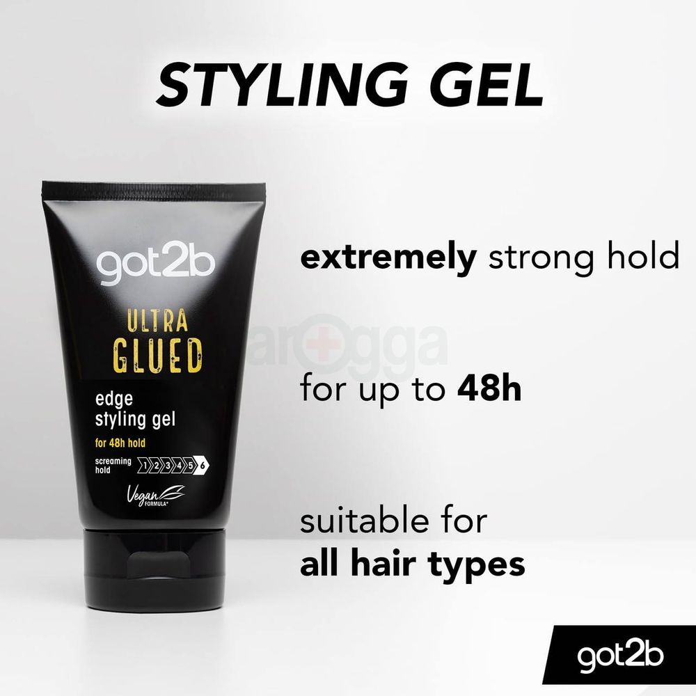 Schwarzkopf Got2b Ultra Glued Edge Styling Hair Gel  