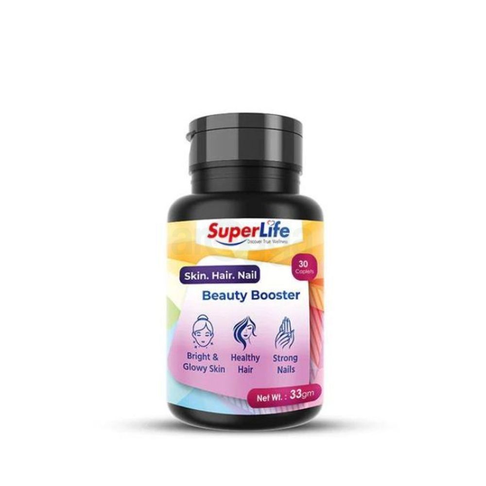 Superlife Beauty Booster Supplement Skin Hair Nail 30 Capsules  