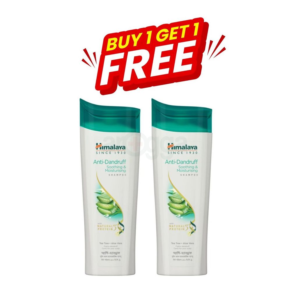 Himalaya Anti Dandruff Soothing & Moisturising Shampoo - Buy 1 Get 1  