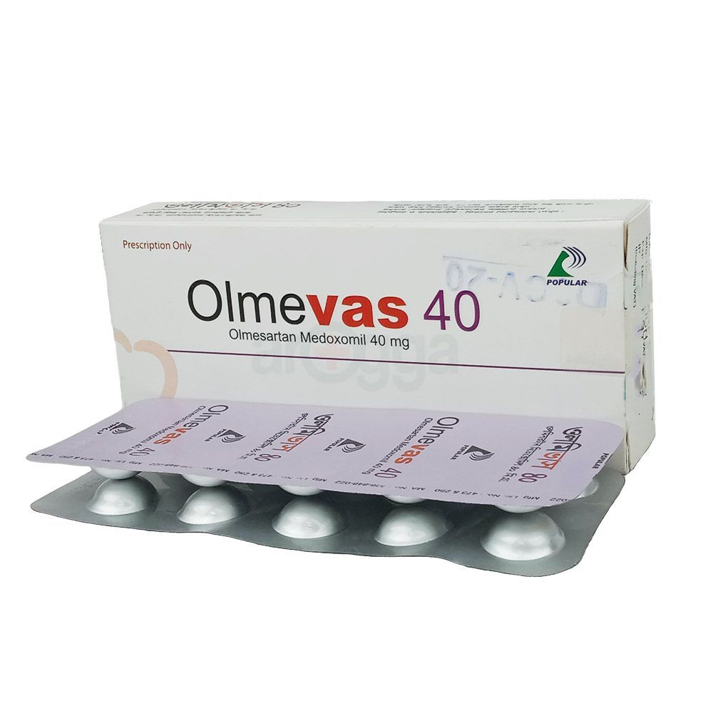 Olmevas 40mg tablet