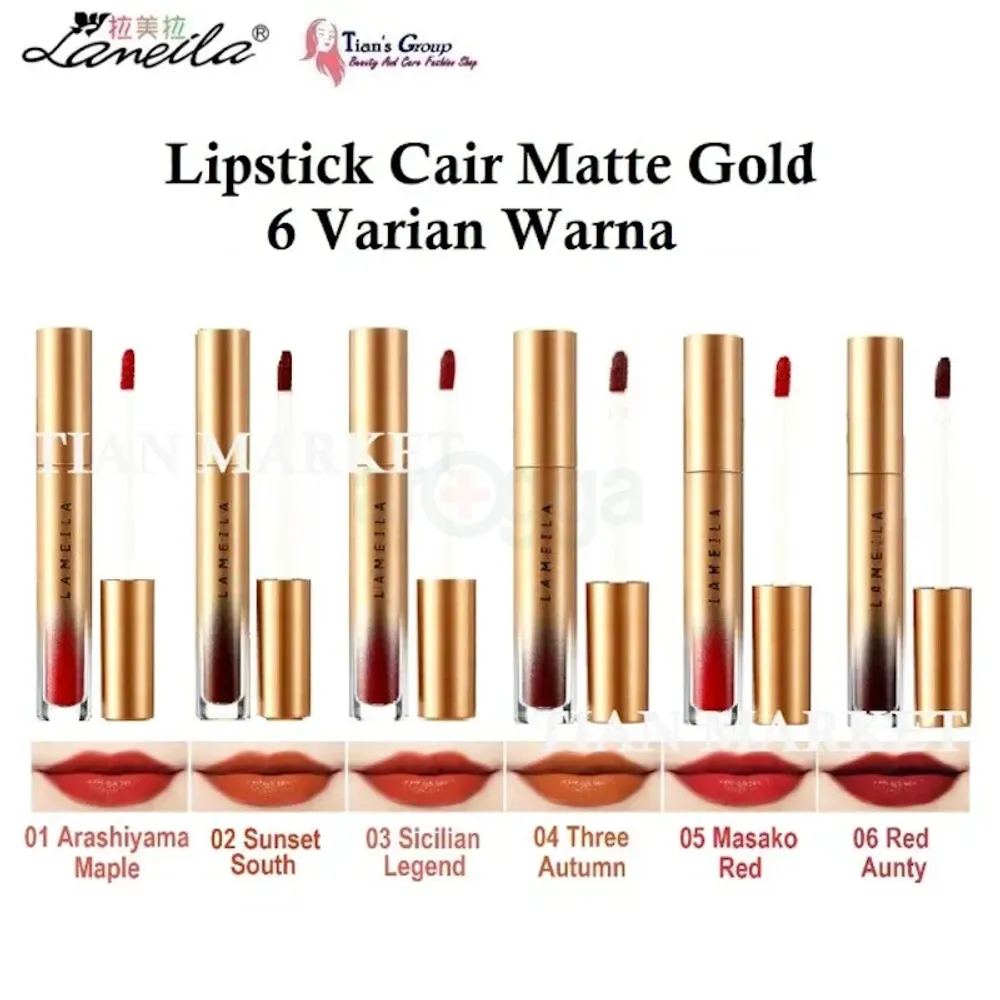 Lameila Velvet Lip Glaze Liquid Lipstick - 04  