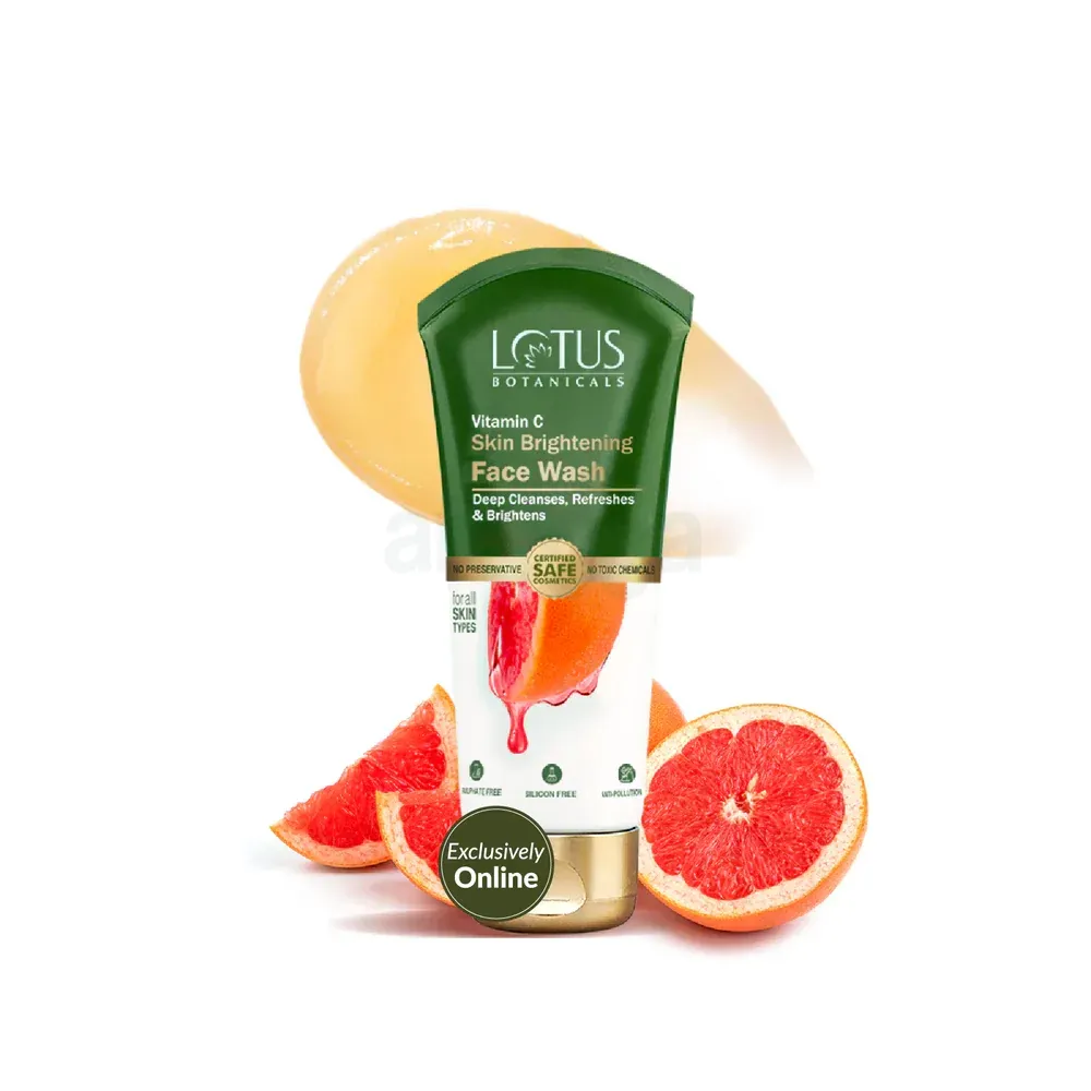 Lotus Botanicals Vitamin C Skin Brightening Face Wash  