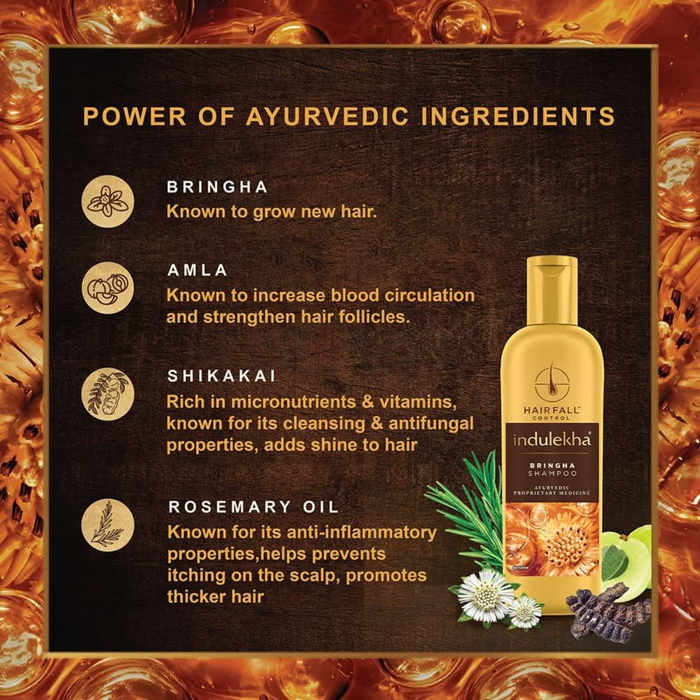 Indulekha Bringha Hairfall Control Shampoo  