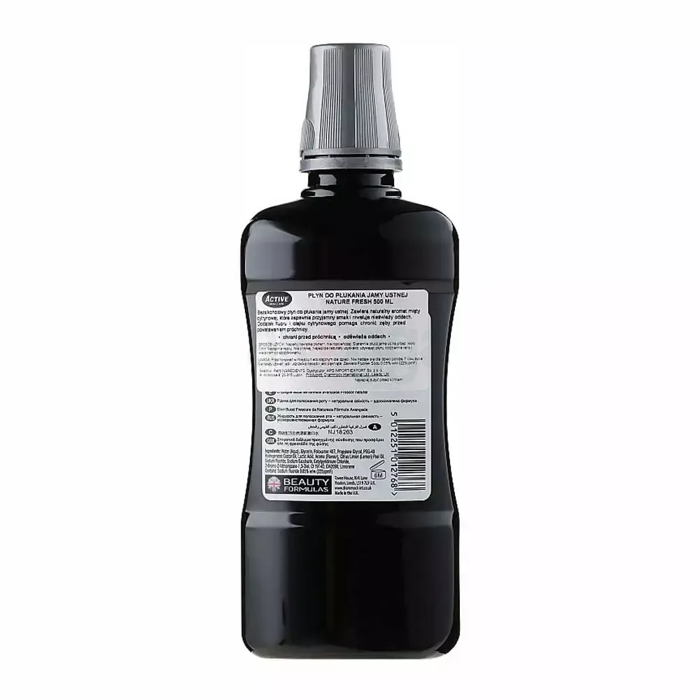 Beauty Formulas Active Oral Care Charcoal Advanced Formulation Mouthwash  