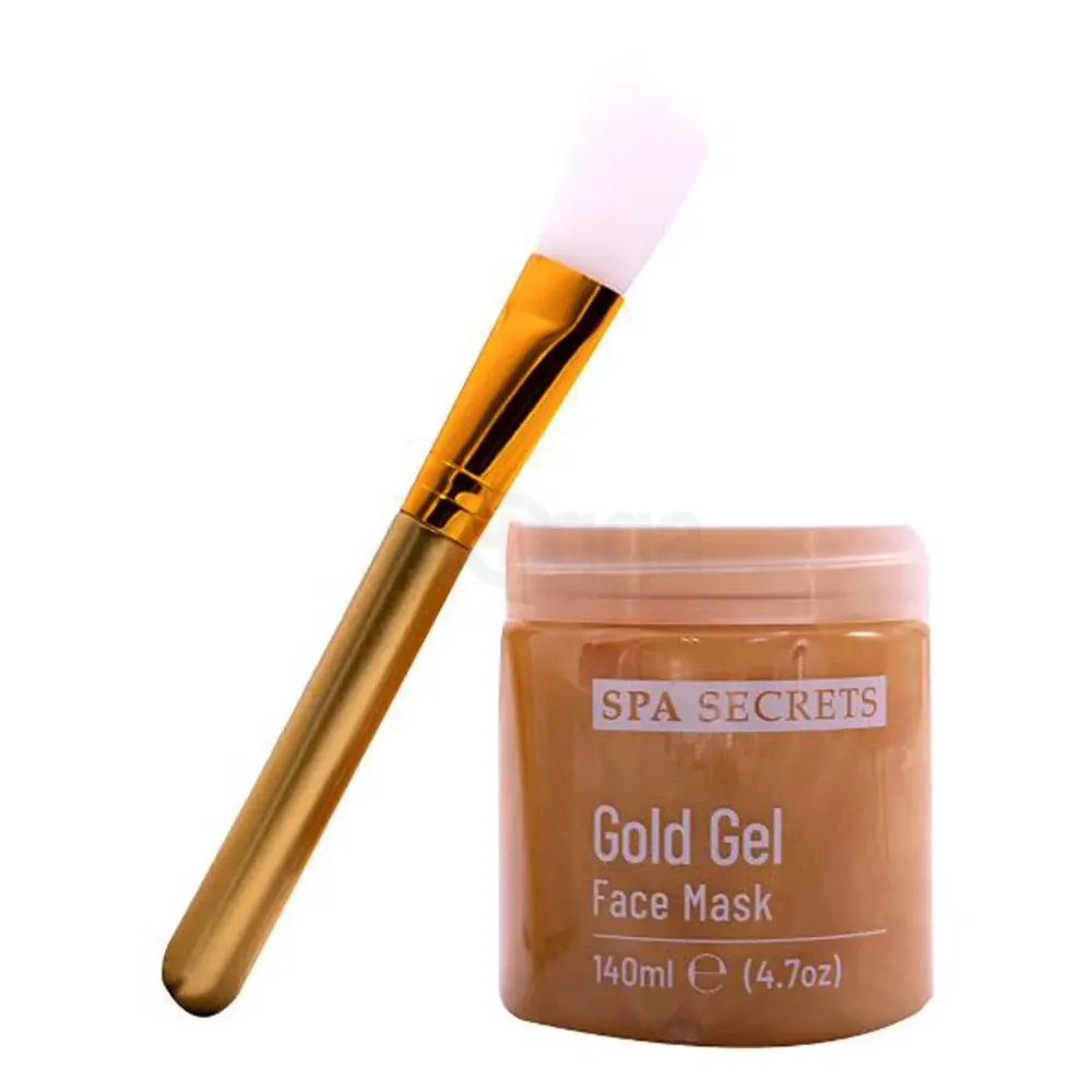 Spa Secrets Gold Gel Face Mask Set for Smooth and Refine Skin Texture  
