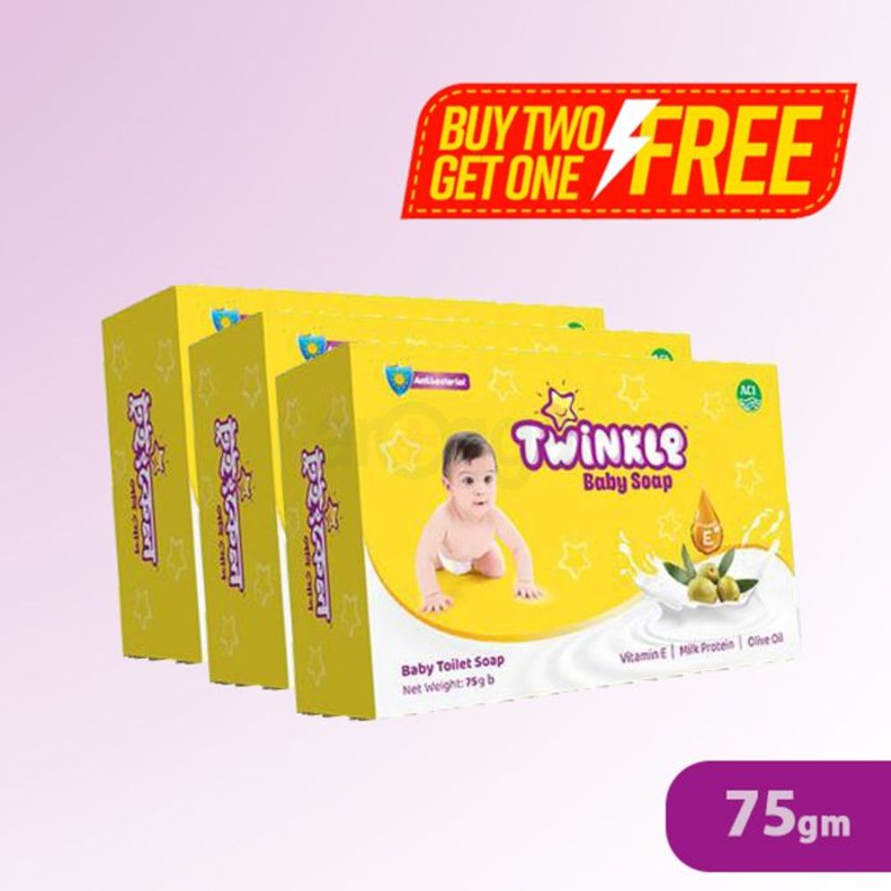 Twinkle baby Soap 75g Buy 2 Get 1 free  