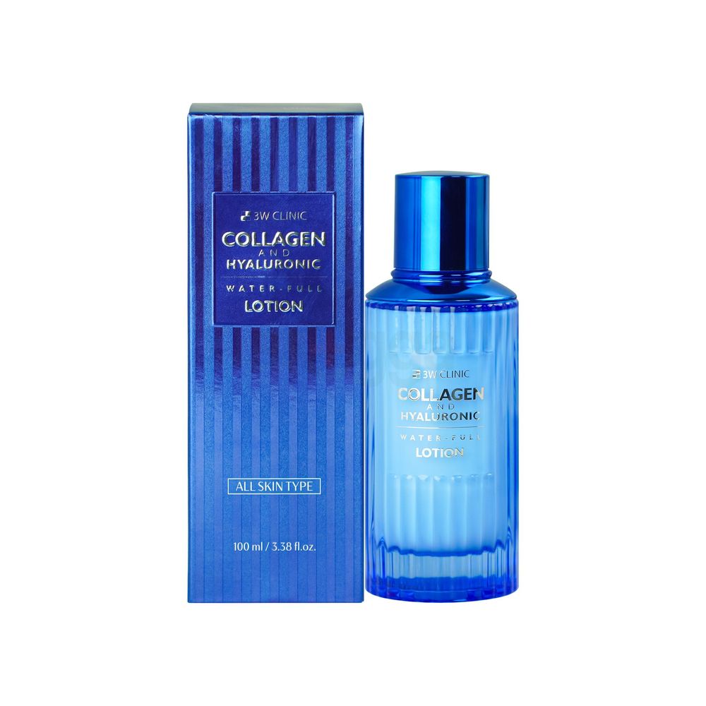 3W Clinic Collagen and Hyaluronic Water Full Lotion for All Skin Types  