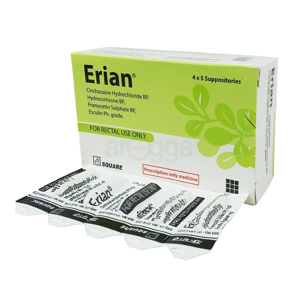 Erian 5mg+5mg+10mg+10mg Suppository