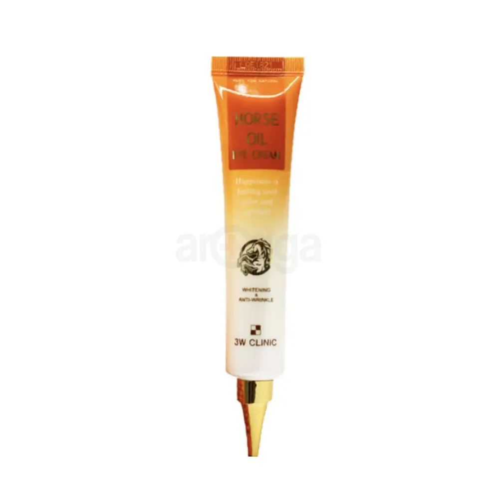 3W Clinic Whitening and Anti Wrinkle Horse Oil Eye Cream  