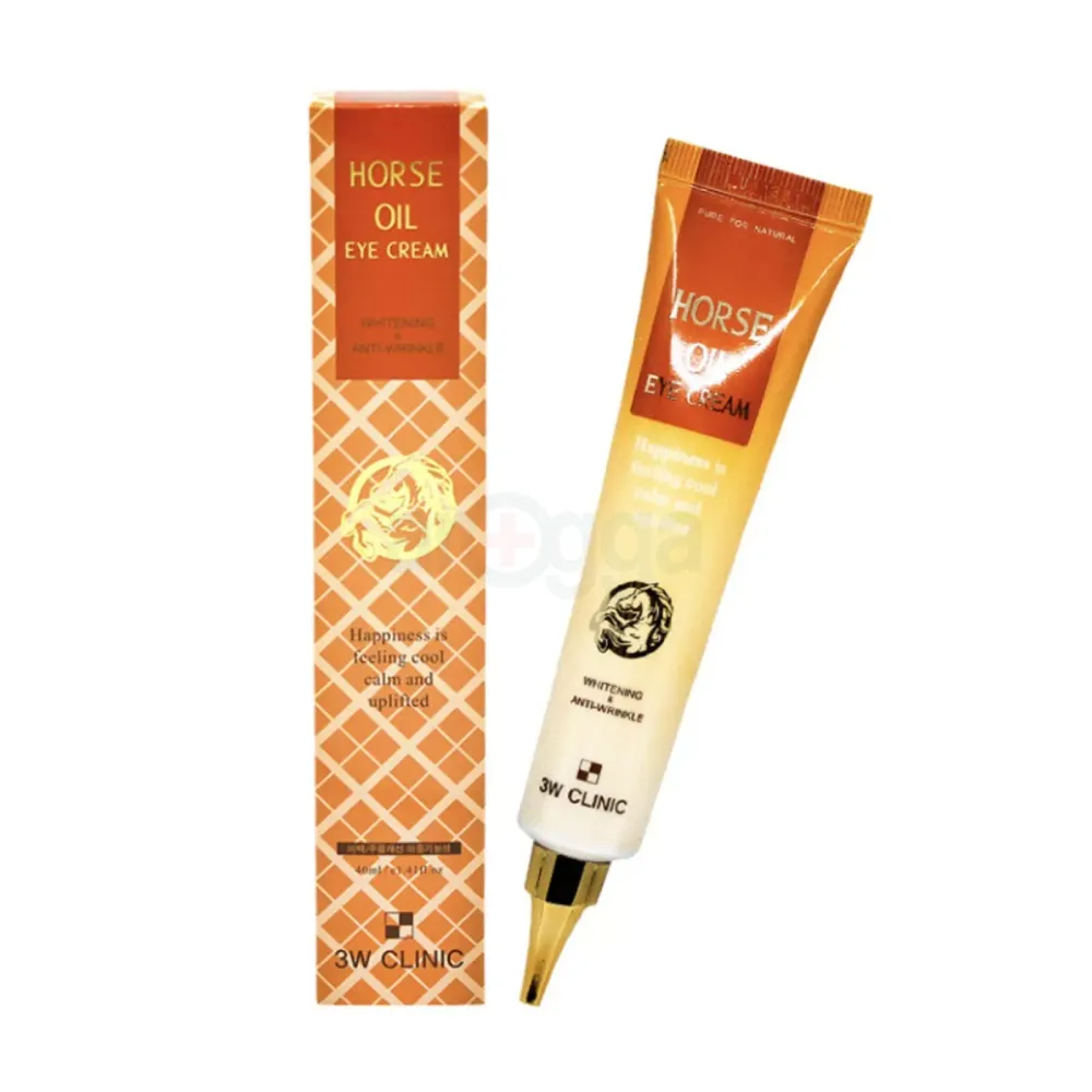 3W Clinic Whitening and Anti Wrinkle Horse Oil Eye Cream  