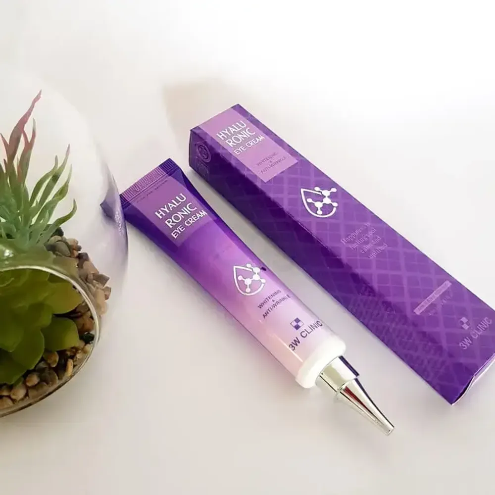 3W Clinic Whitening and Anti Wrinkle Hyaluronic Eye Cream  