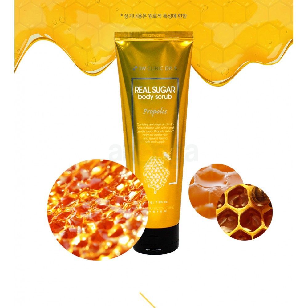 3W Clinic Dr. K Real Sugar Propolis Body Scrub  