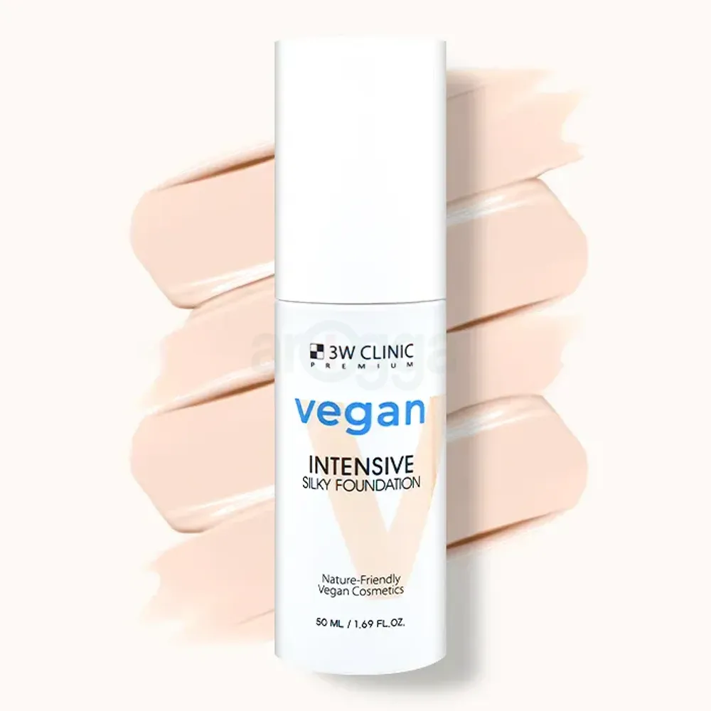 3W Clinic Premium Vegan Intensive Silky Foundation SPF50+ PA+++  