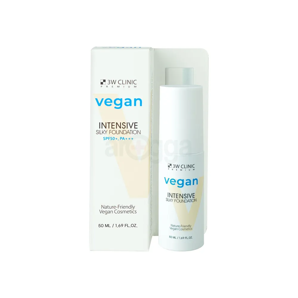 3W Clinic Premium Vegan Intensive Silky Foundation SPF50+ PA+++  