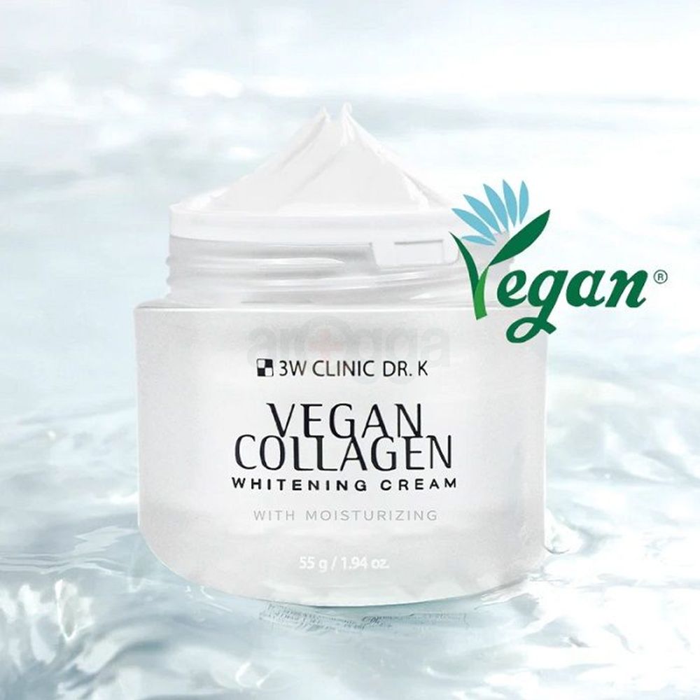 3W Clinic Dr. K Vegan Collagen Whitening Cream  
