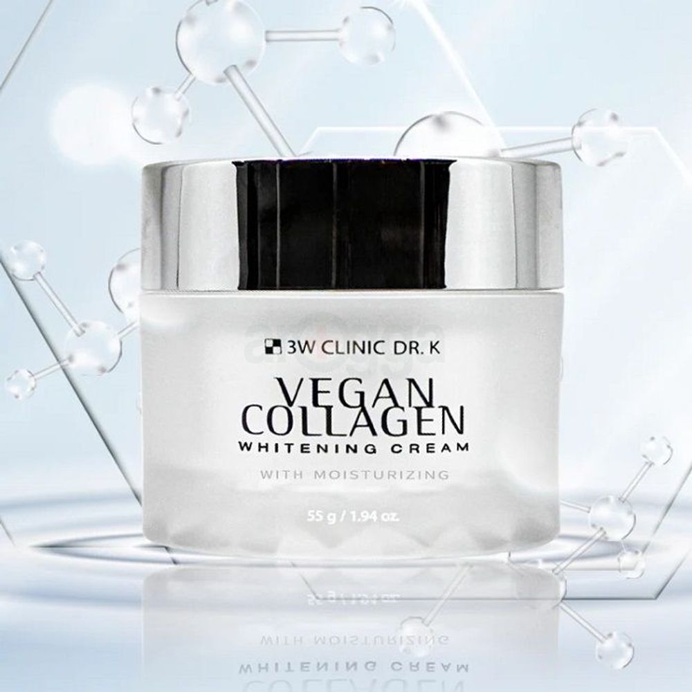 3W Clinic Dr. K Vegan Collagen Whitening Cream  