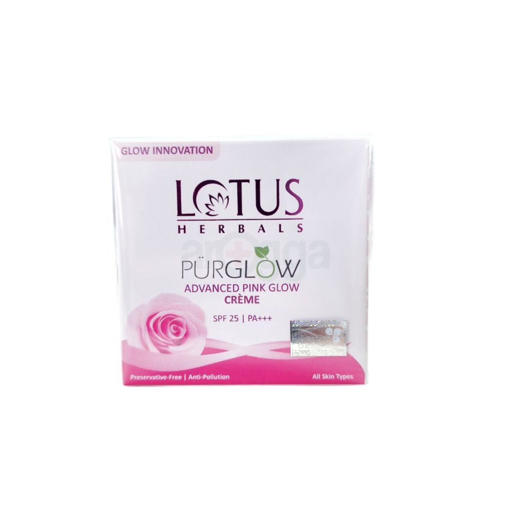Lotus Herbals WhiteGlow (PurGlow) Advanced Pink Glow Brightening Cream SPF 25 PA+++  