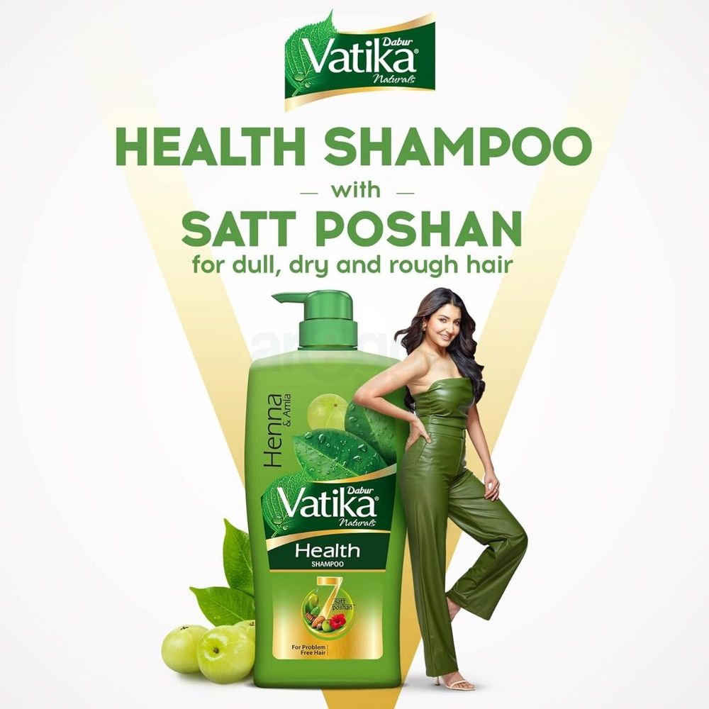 Vatika Naturals Henna & Amla Health Shampoo  