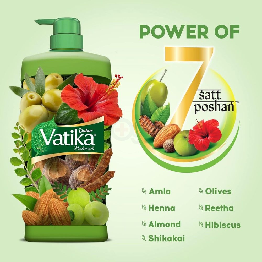 Vatika Naturals Henna & Amla Health Shampoo  