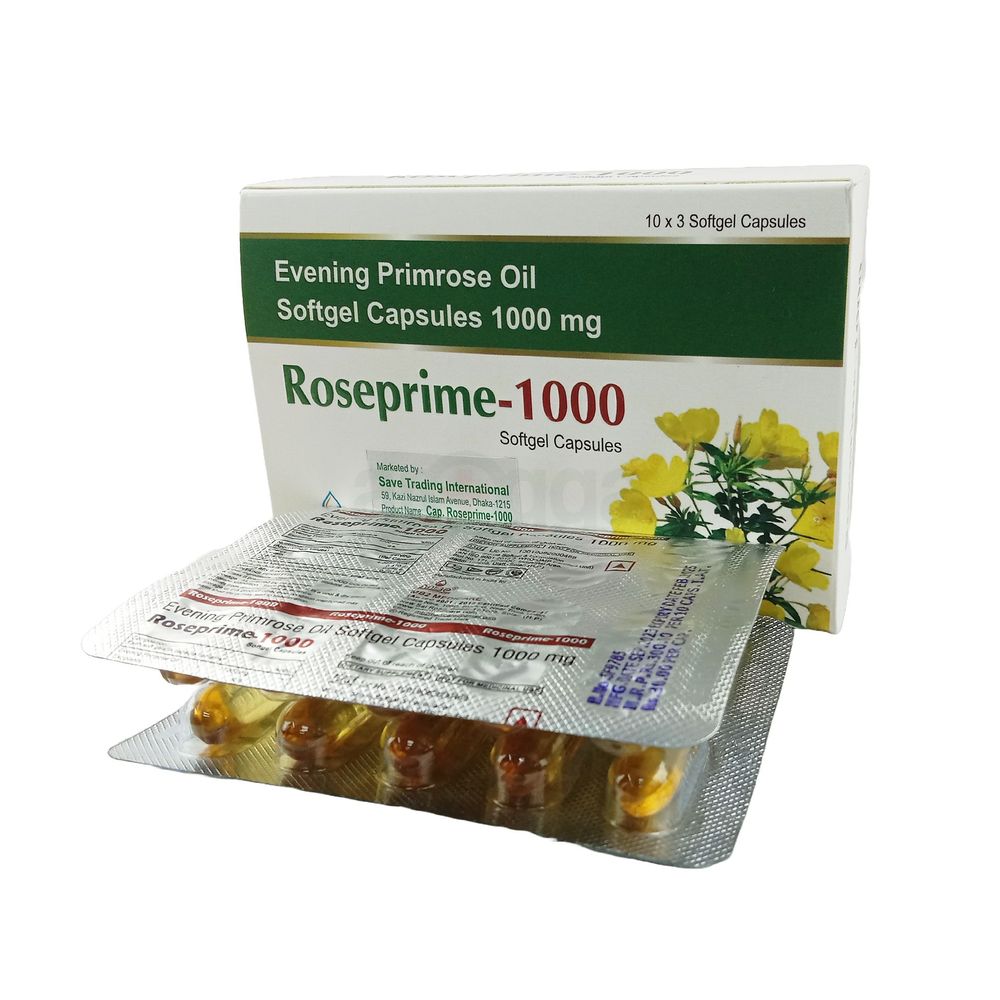 Roseprime 1000mg capsule