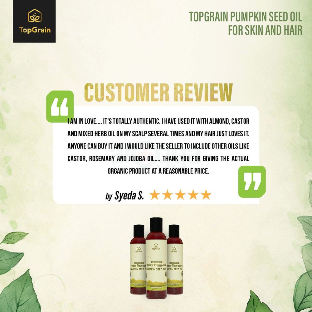 Topgrain Pumpkin Seed Oil 120ml  