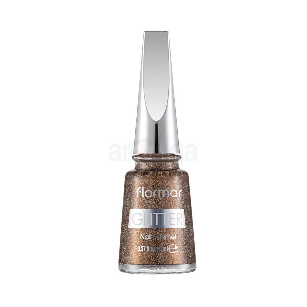 Flormar Glitter Nail Enamel GL40 Golden Orchid  
