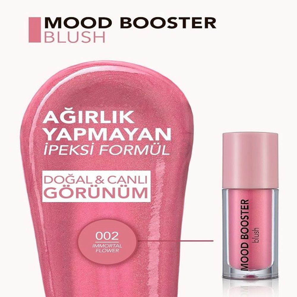 Flormar Mood Booster Blush 002 Immortal Flower  