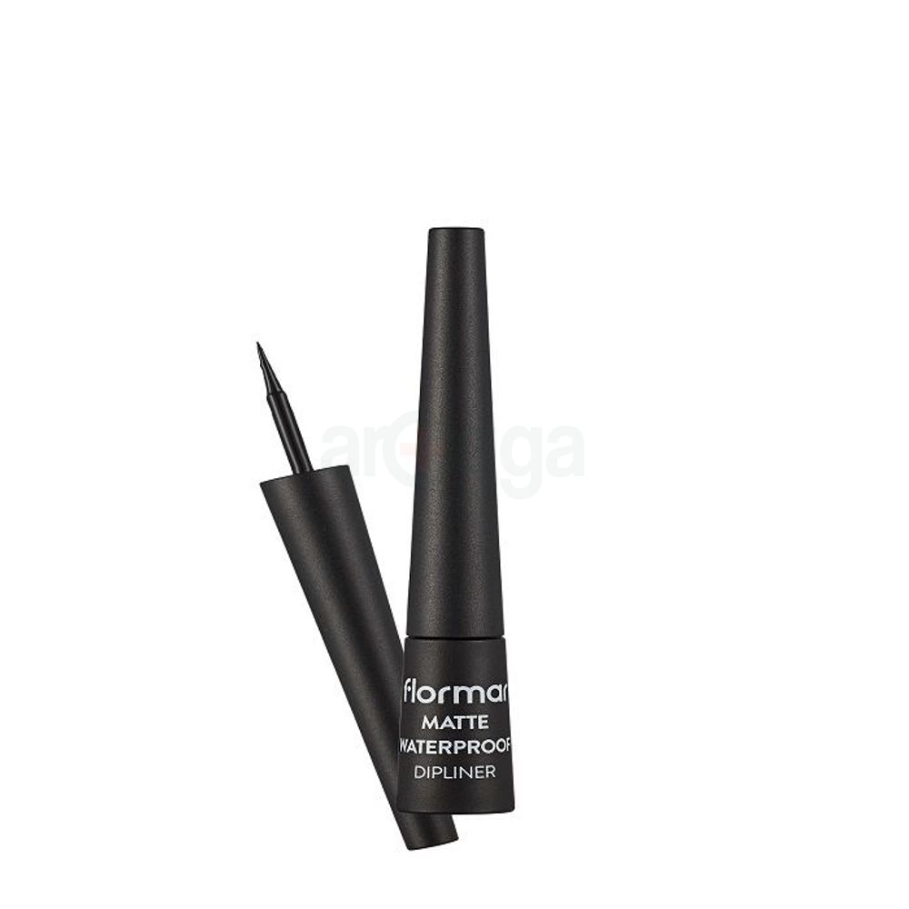Flormar Vinyl Waterproof Dipliner – Wasserfester Eyeliner Schwarz Mit Glanzeffekt & Präziser Filzspitze