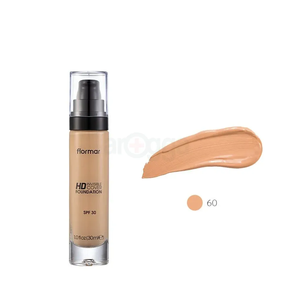 Flormar HD Invisible Cover Foundation 60 Ivory  
