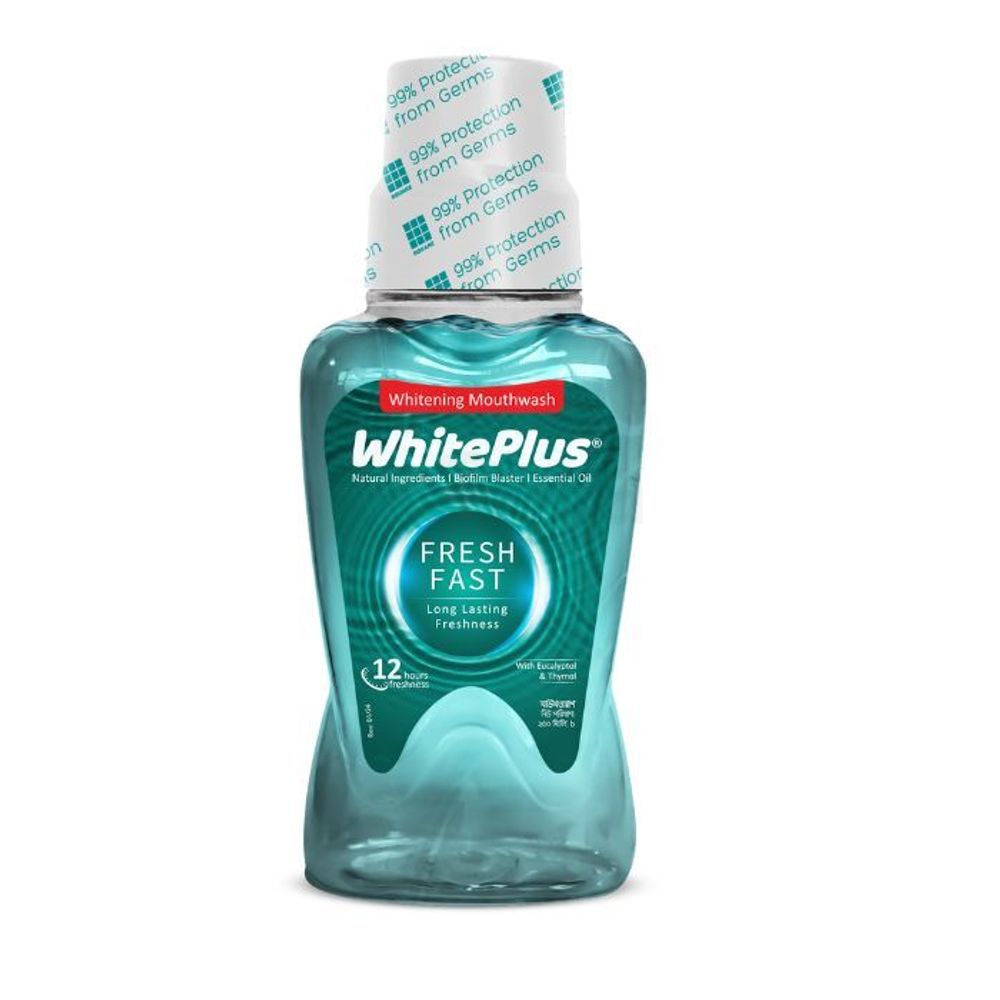 White Plus Whitening Freshfast Mouthwash 250ml  