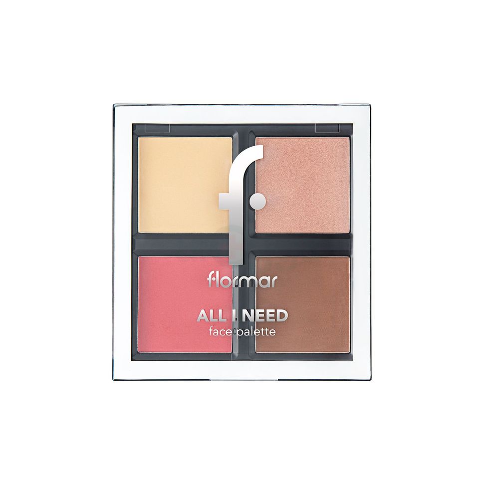 Flormar All I Need Face Palette(HighLighter, Contour, Blush & Powder)  