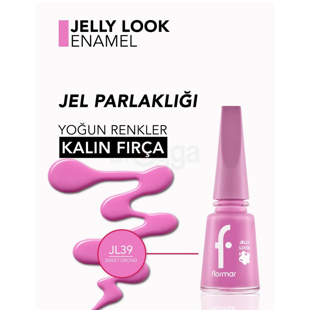 Flormar Jelly Look Nail Enamel JL39 Sweet Orchid  