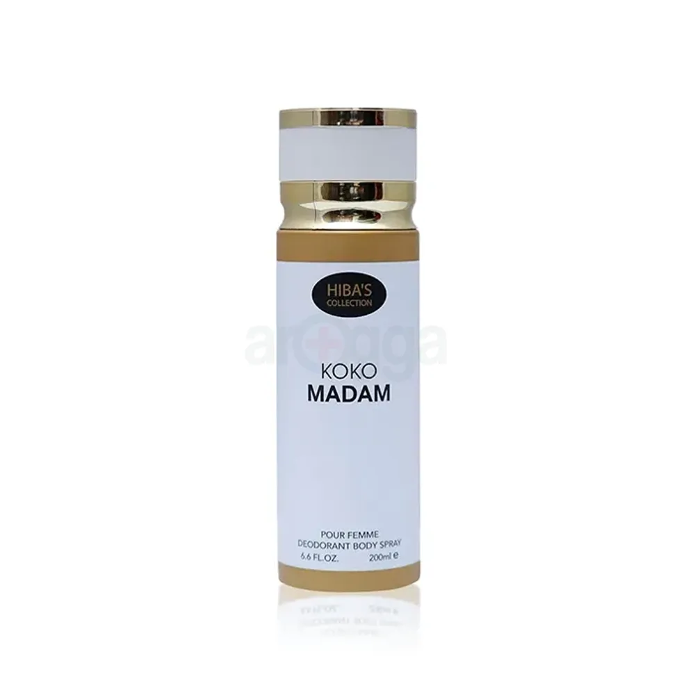 Hiba's Collection Koko Madam Deodorant Body Spray for Women  
