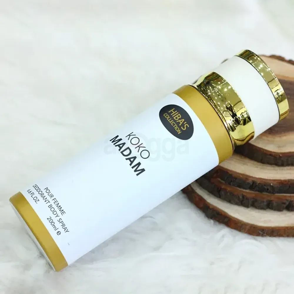 Hiba's Collection Koko Madam Deodorant Body Spray for Women  